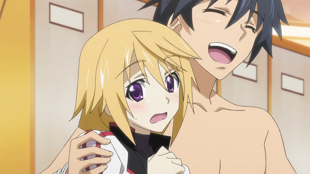 Infinite Stratos - gay moment