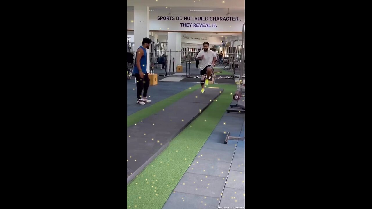 Indian cricketer rishabh pant workout