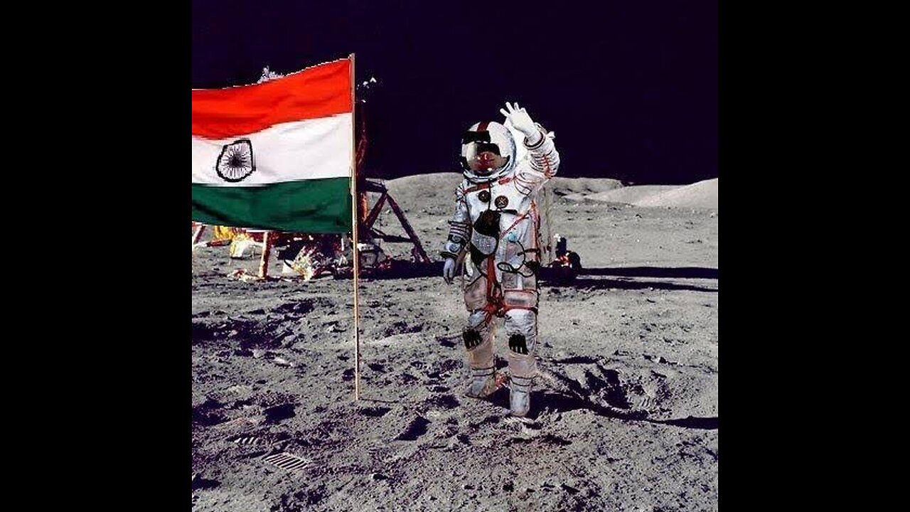 India First step on the moon