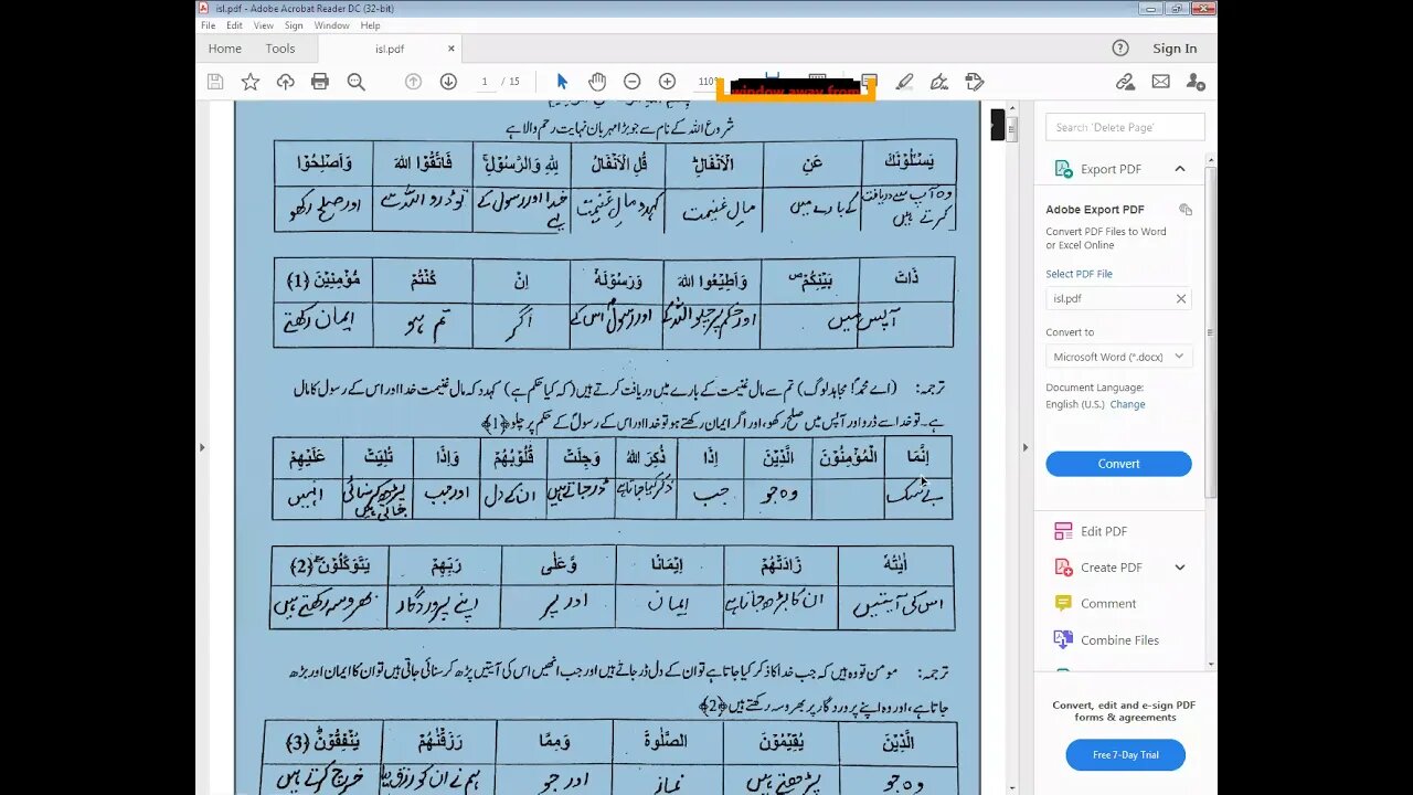 Islamiyat Class 7 3 042021
