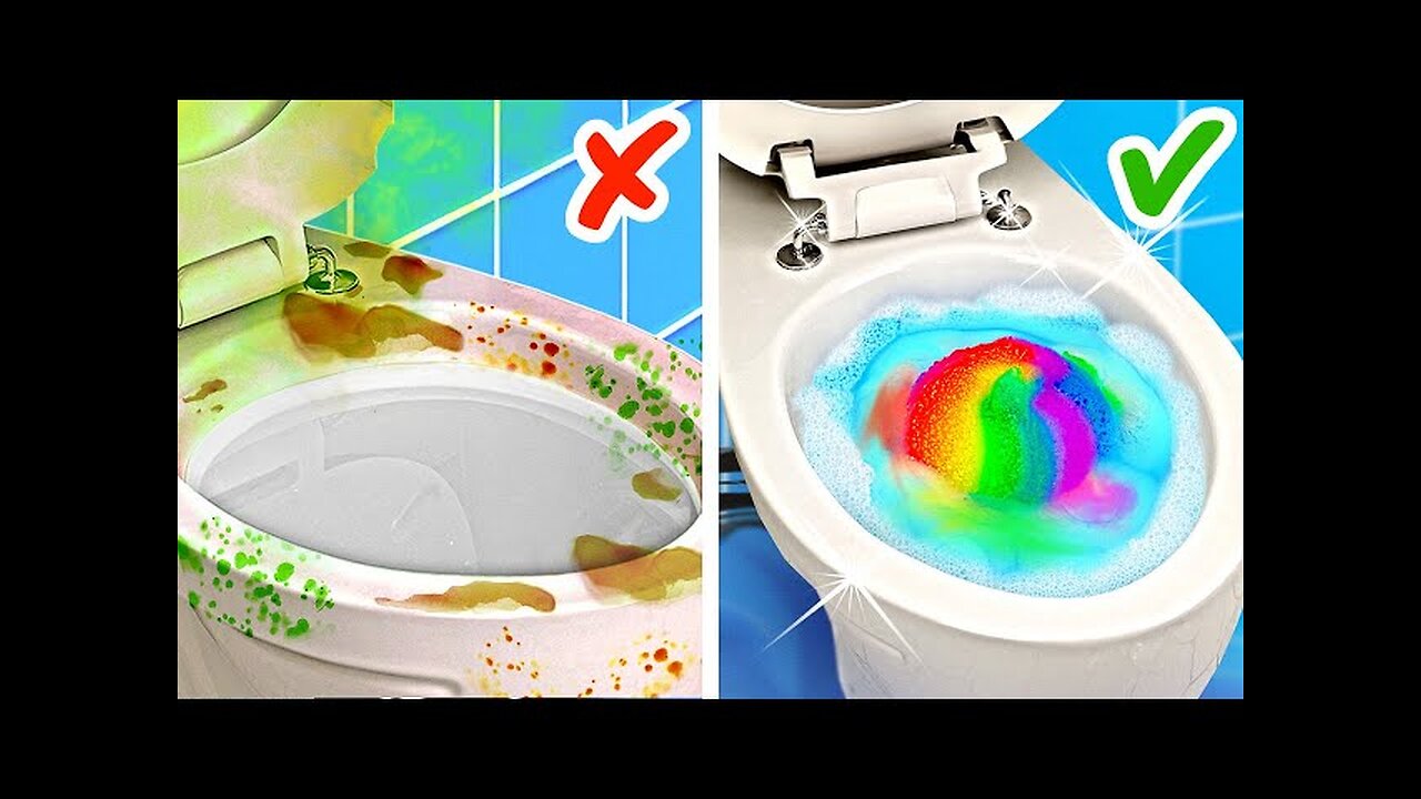 Useful Cleaning Hacks That Will Make Your Toilet and Bathroom Shine 🚽🌟✨