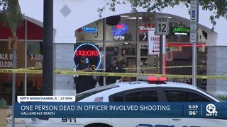 Suspect dead in police-involved shooting at Hallandale Beach liquor store