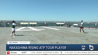 Tennis on the USS Midway