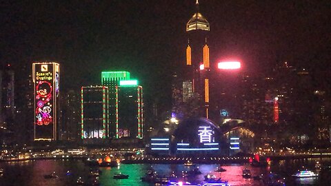 Hong Kong 2023 New Year Fireworks