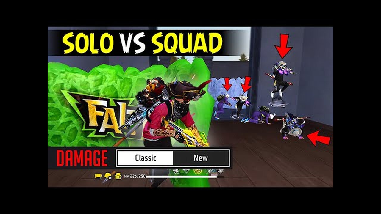 RED DAMAGE IS BACK!! PEAK KING SOLO VS SQUAD GAMEPLAY _ GARENA FREE FIRE