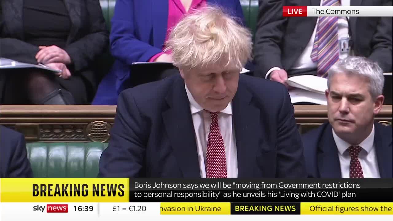 Boris Johnson Announces The End Of All Remaining COVID Restrictions For England