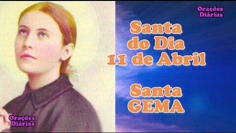 Santa do Dia 11 de abril, Santa Gema