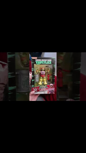 Ninja Turtles Macho Man action figure/voice impersonation!