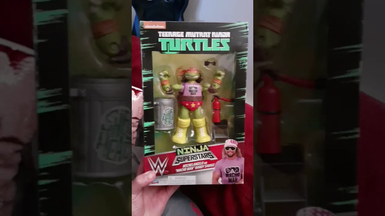 Ninja Turtles Macho Man action figure/voice impersonation!