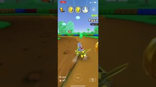 Mario Kart Tour - Gold Bunny Kart Gameplay (Yoshi Tour Gift Reward)