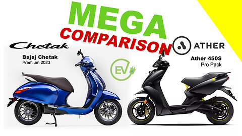 MEGA COMPARISON | Bajaj Chetak vs Ather 450S | Kuch Bhi