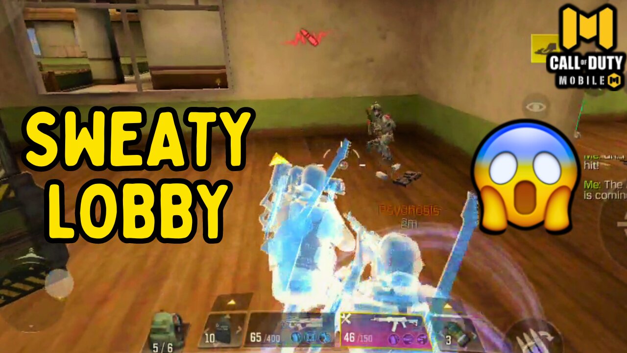 SWEATY LOBBY 😱 | Call Of Duty Mobile