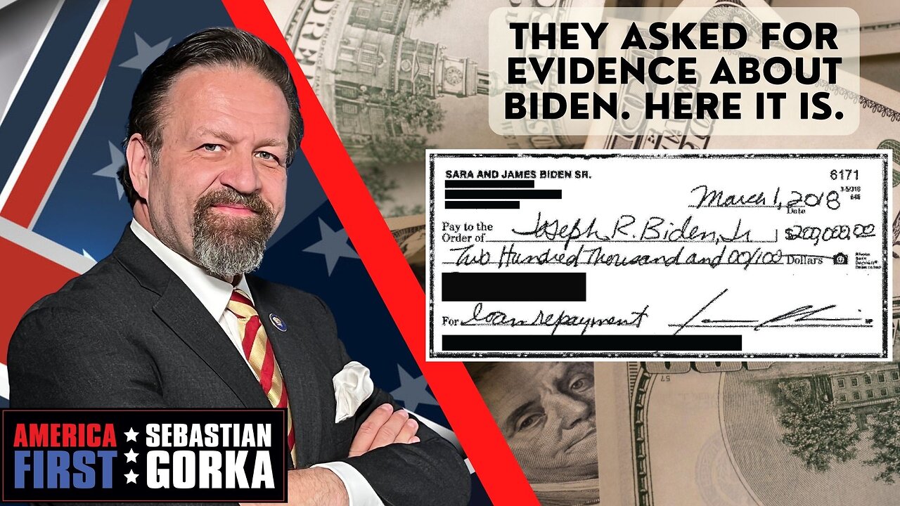 They asked for evidence about Biden. Here it is. John Solomon with Sebastian Gorka