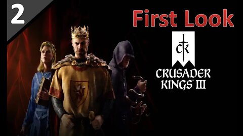 First Look At Crusader Kings 3 as a Welsh Duke [Livestream] l Part 2/7