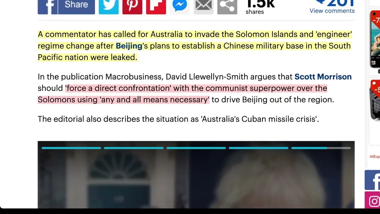 中國和所羅門群島簽署安全協議，澳大利亞和新西蘭鷹派政客喊打喊剎