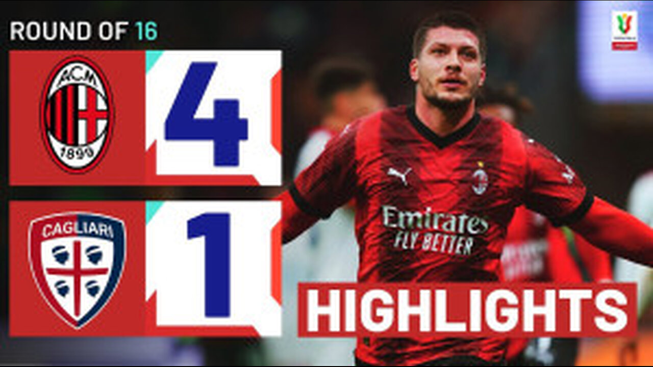 Milan 4-1 Cagliari