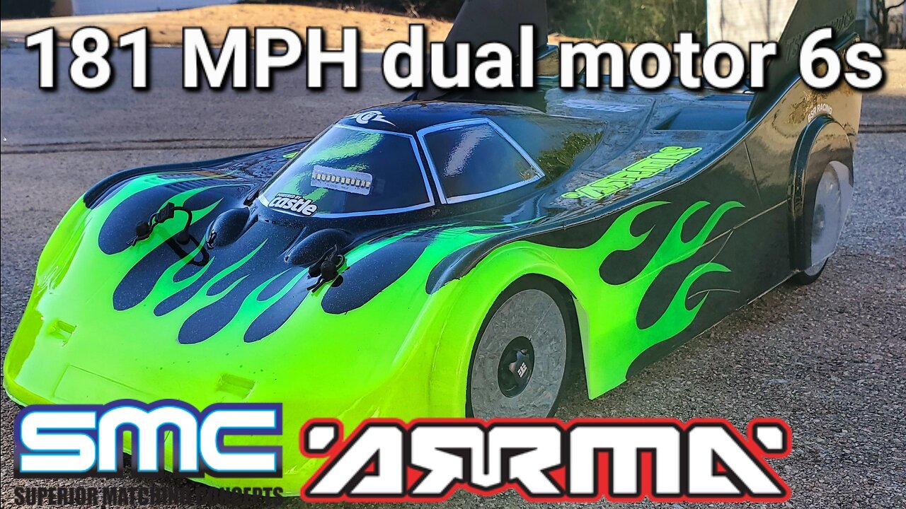 Arrma Limitless GT 181 MPH 6s dual motor