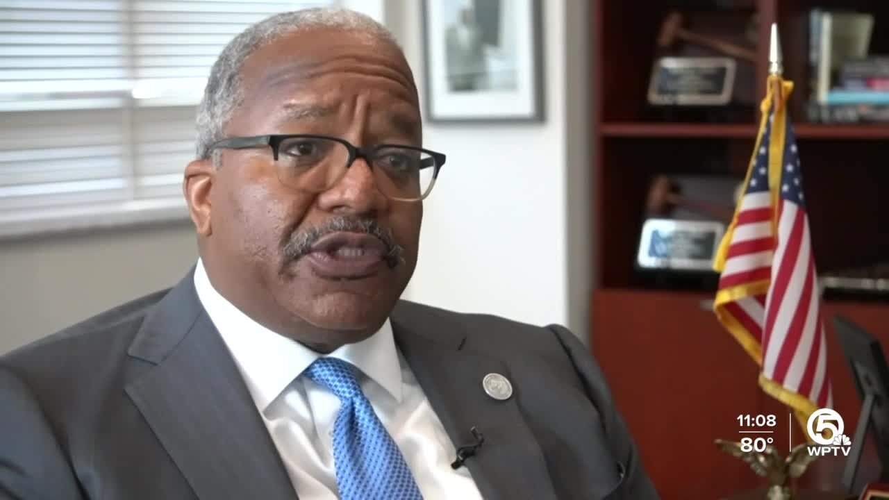 West Palm Beach Mayor Keith James reacts to recent racist incidents