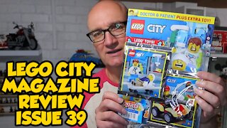 LEGO CITY MAGAZINE REVIEW ISSUE 39 - Minifigures and more