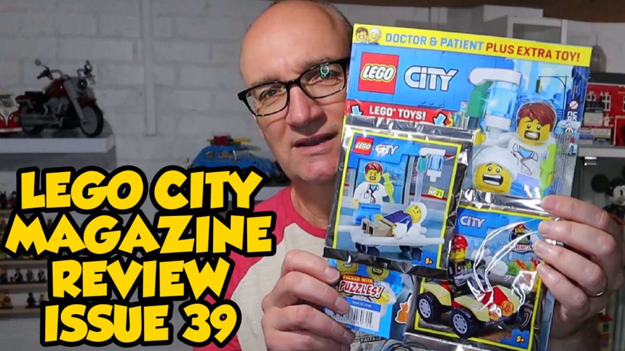 LEGO CITY MAGAZINE REVIEW ISSUE 39 - Minifigures and more