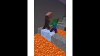 MINECRAFT: O ALDEÃO MAIS ESPERTO QUE VC VERA HOJE!! #shorts