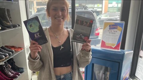 Free Blockbuster dispensers are popping up all over Colorado, lending out free VHS tapes