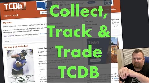 TCDB - EP01 - Create Account - Sports Card Trading