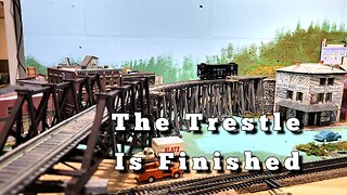 The Curved Trestle Project Is On The Layout