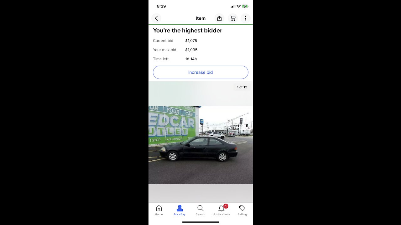 eBay.com auction compromised WARNING