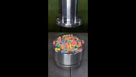 Hydraulic Press vs. Sweet Confections 🤩😱🍭💥