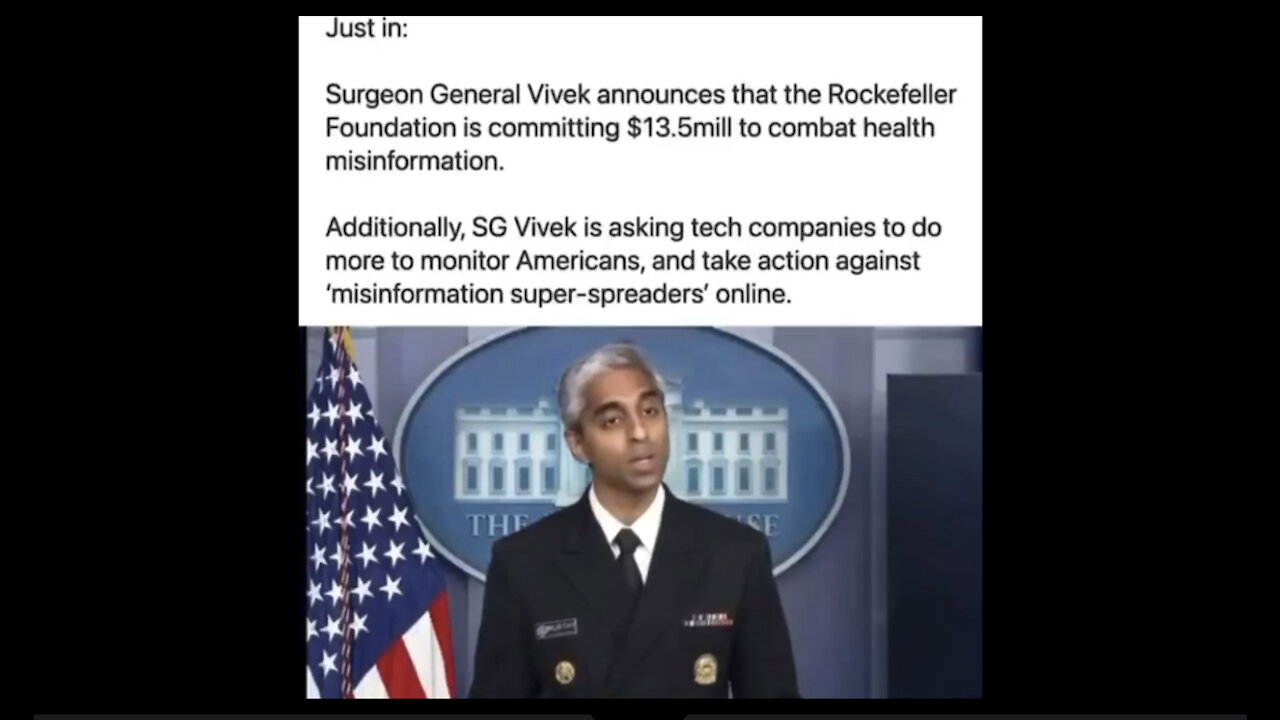 ⚫️MrBlackPill- There’s More To The Surgeon General’s Call For Further Censorship