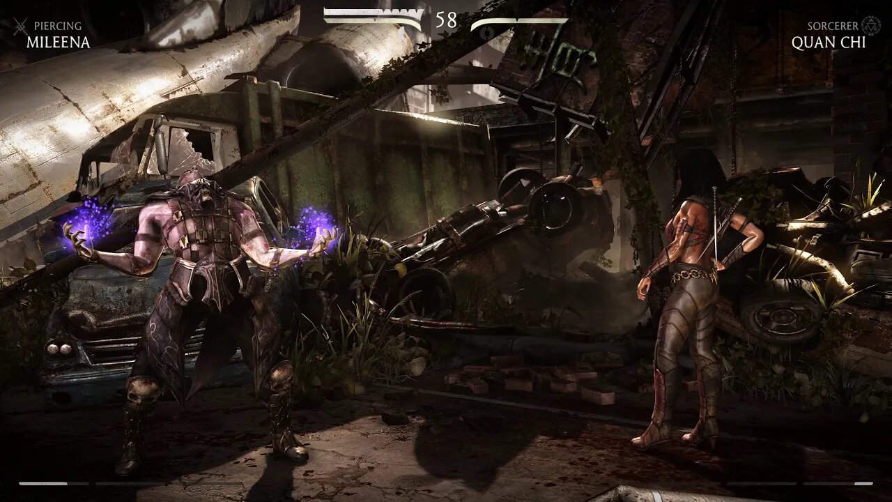 Mortal Kombat X: Mileena (Piercing) vs Quan Chi (Sorcerer) - 1440p No Commentary