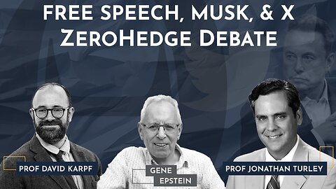 Free Speech Debate: Jonathan Turley Vs David Karpf