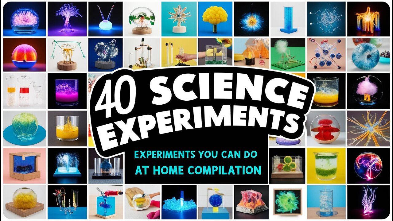 40 Science Experiments - Experiments You Can Do at Home Compilation