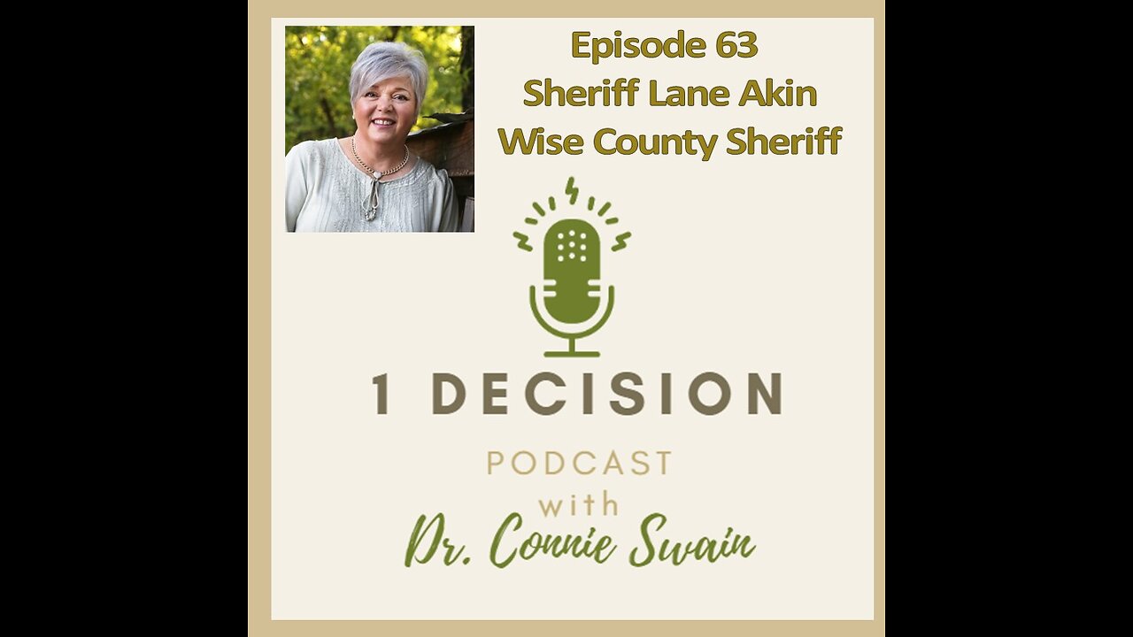 Episode 63 - Sheriff Lane Akin, WCSO