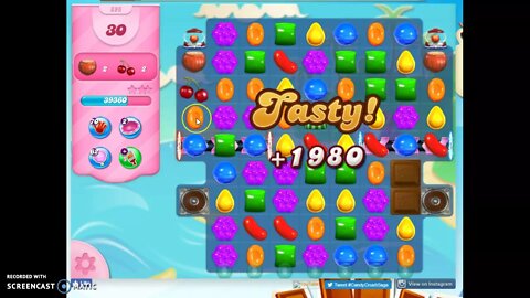 Candy Crush Level 895 Audio Talkthrough, 3 Stars 0 Boosters