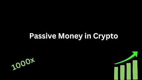 Passive Money in Crypto