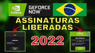 GEFORCE NOW ABYA BRASIL - OS PLANOS PAGOS E GRÁTIS VOLTARAM!!!