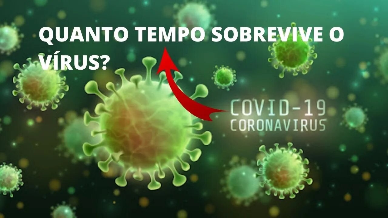 QUANTO TEMPO O VÍRUS DO COVID-19 SOBREVIVE? #SHORTS | Dr. Álef Lamark