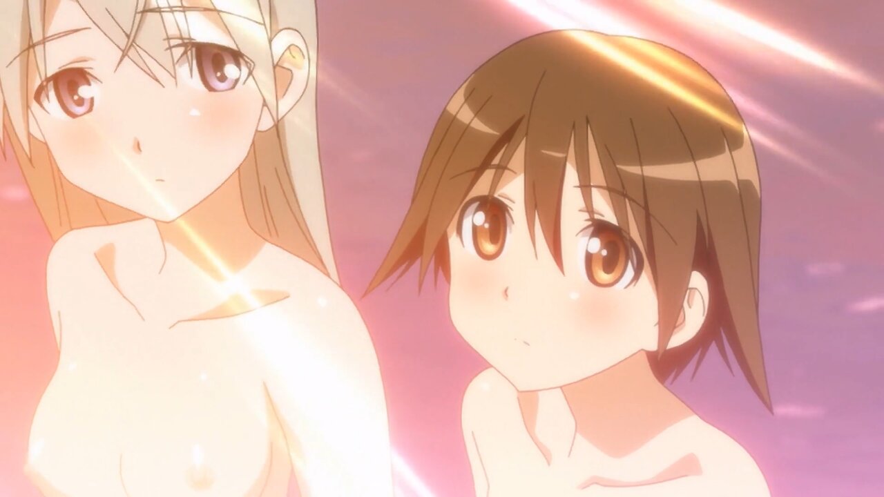 Strike Witches - sauna and outdoor bath