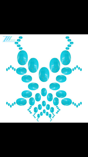 18mm*25mm Natural turquoise loose beads High Quality Loose Beads Jewelry05