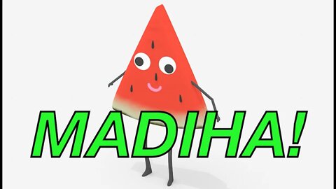 Happy Birthday MADIHA! - WATERMELON Birthday Song