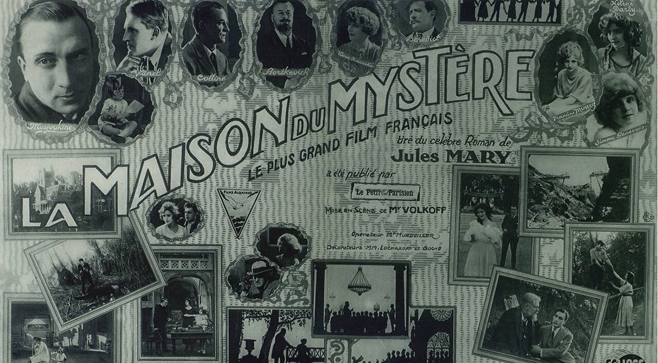 LA MAISON DU MYSTÈRE (1923). 10 Episodes in Sepia.