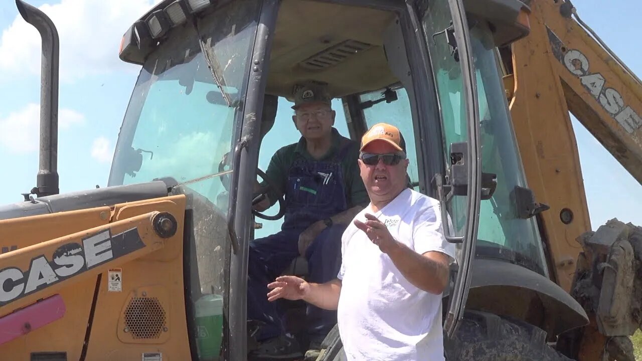 Tim’s Dad!! 100 Yr old Levee!