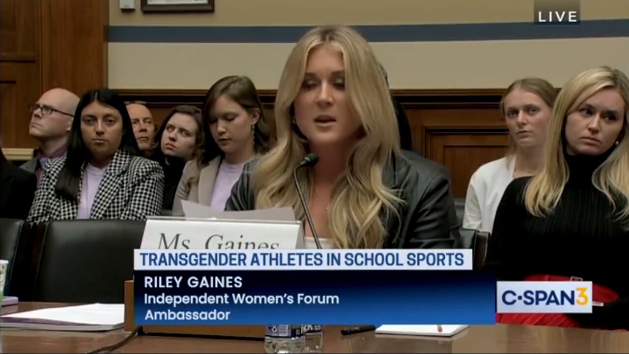 Riley Gaines Hits Back At Dem Rep Calling Her 'Transphobic'