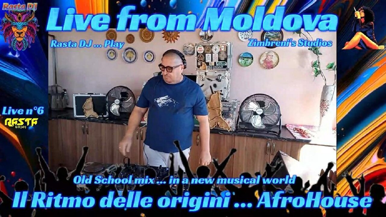 Live n° 6 AfroHouse by Rasta DJ ... I suoni delle Origini ... (13-10-2024)