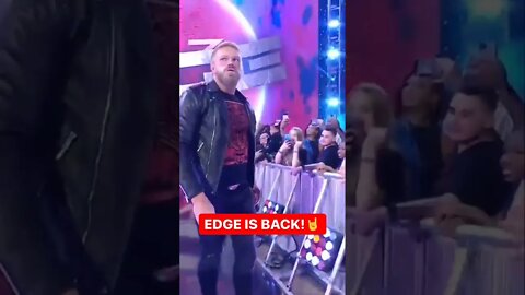 Edge is Back on Raw August 2, 2022 #edge #wweraw