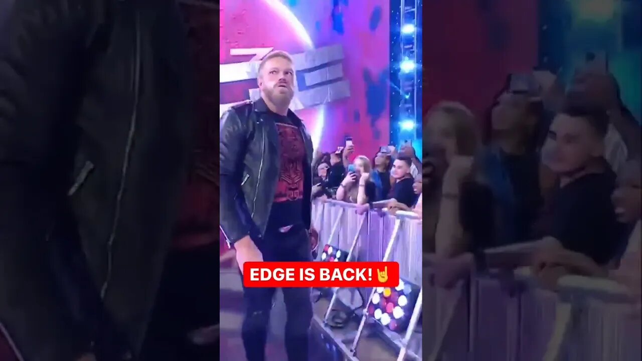 Edge is Back on Raw August 2, 2022 #edge #wweraw