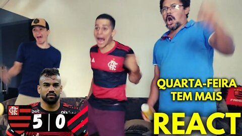 PODE VIM NA COPA DO BRASIL | REACT FLAMENGO 5 X 0 ATHLETICO PR | BRASILEIRÃO 2022