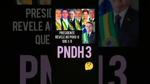 PRESIDENTE B0LS0NAR0, LULA E DEMAIS REVELE AO POVO O QUE É O PNDH 3